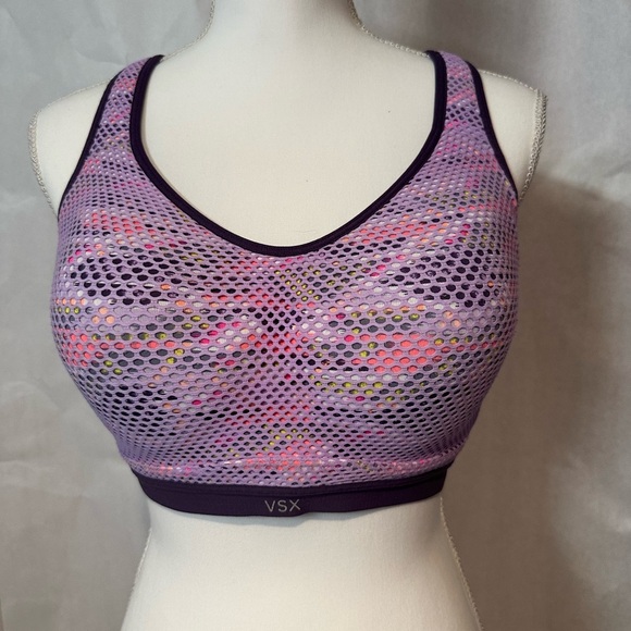 VSX Multicolor Mesh Sports Bra - Picture 5 of 9